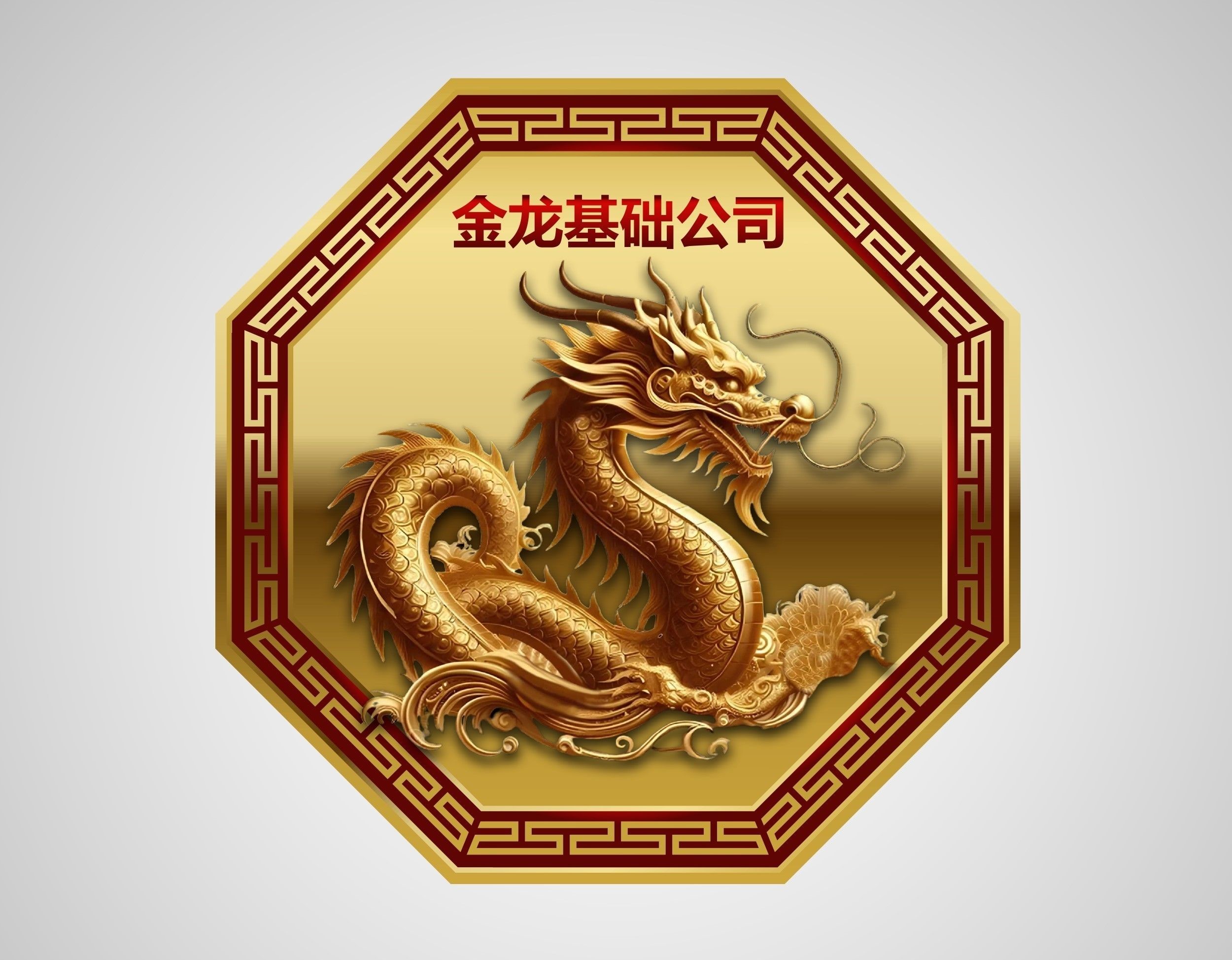 Golden Dragon Pondasi Logo